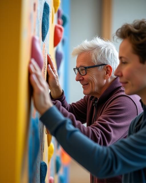 Adaptive climbing program for seniors